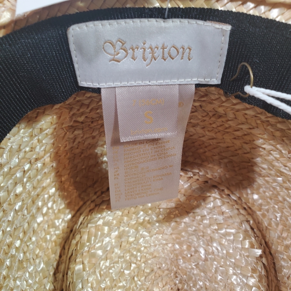 Brixton Joanna Wide Brim Straw Hat - Honey Sunrise Size S / 7 - Picture 10 of 12